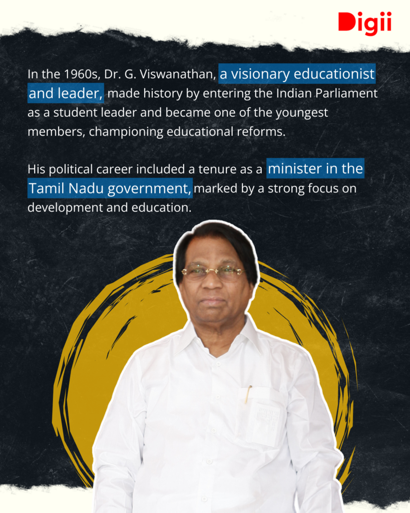 The Visionary Journey of Dr. G. Viswanathan - History