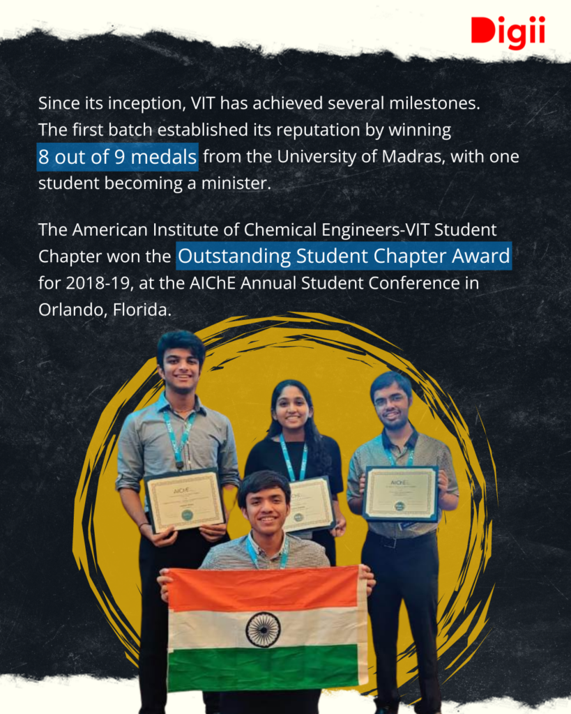 VIT first batch won eight out of nine academic medals in 1988